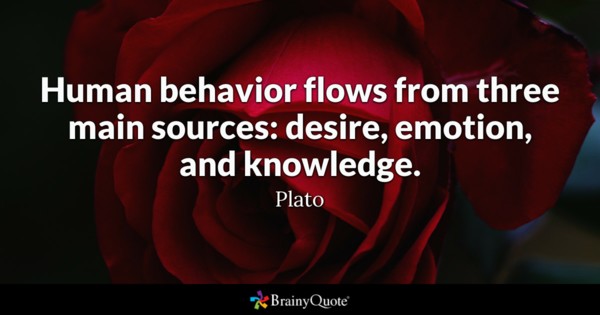 Human Behavior Flows From Emotional Quotes