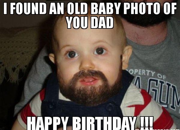 I Found An Old Happy Birthday Dad Meme