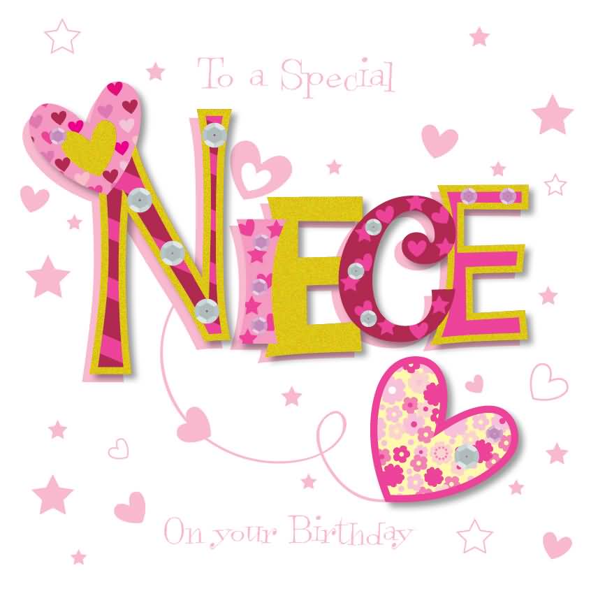 To A Special Niece On Happy Birthday Niece