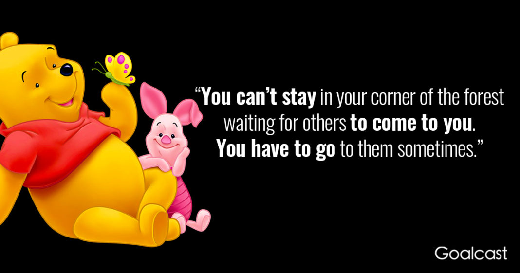 You Can't Stay In Your Winnie The Pooh Quotes