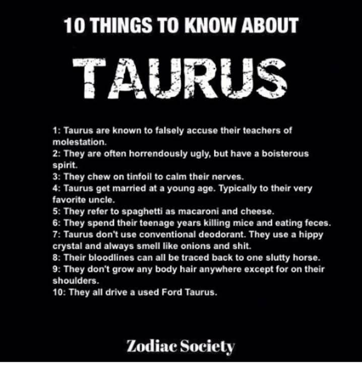 10 Things To Know About Taurus Memes