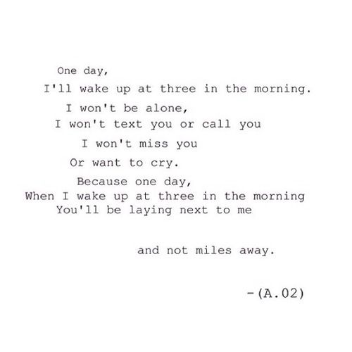 And Not Miles Away I Love Waking Up Next To You Quotes