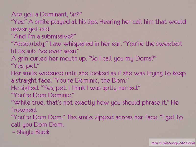 Are You A Dominant Sir Dom Sub Quotes