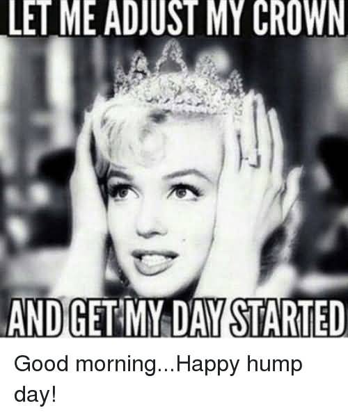 Let Me Adjust My Crown Hump Day Meme