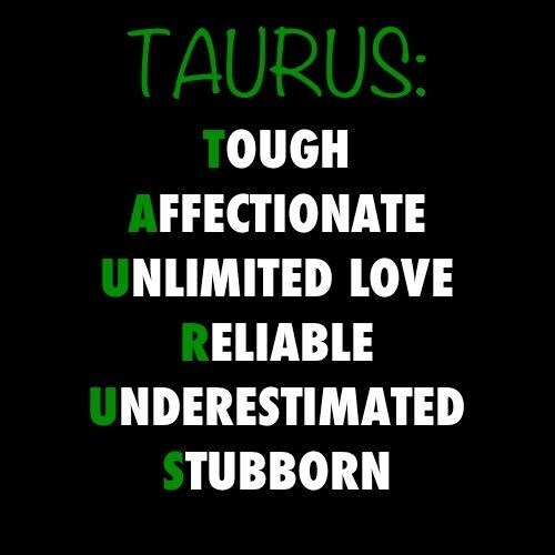 Tough Affectionate Unlimited Love Taurus Quotes