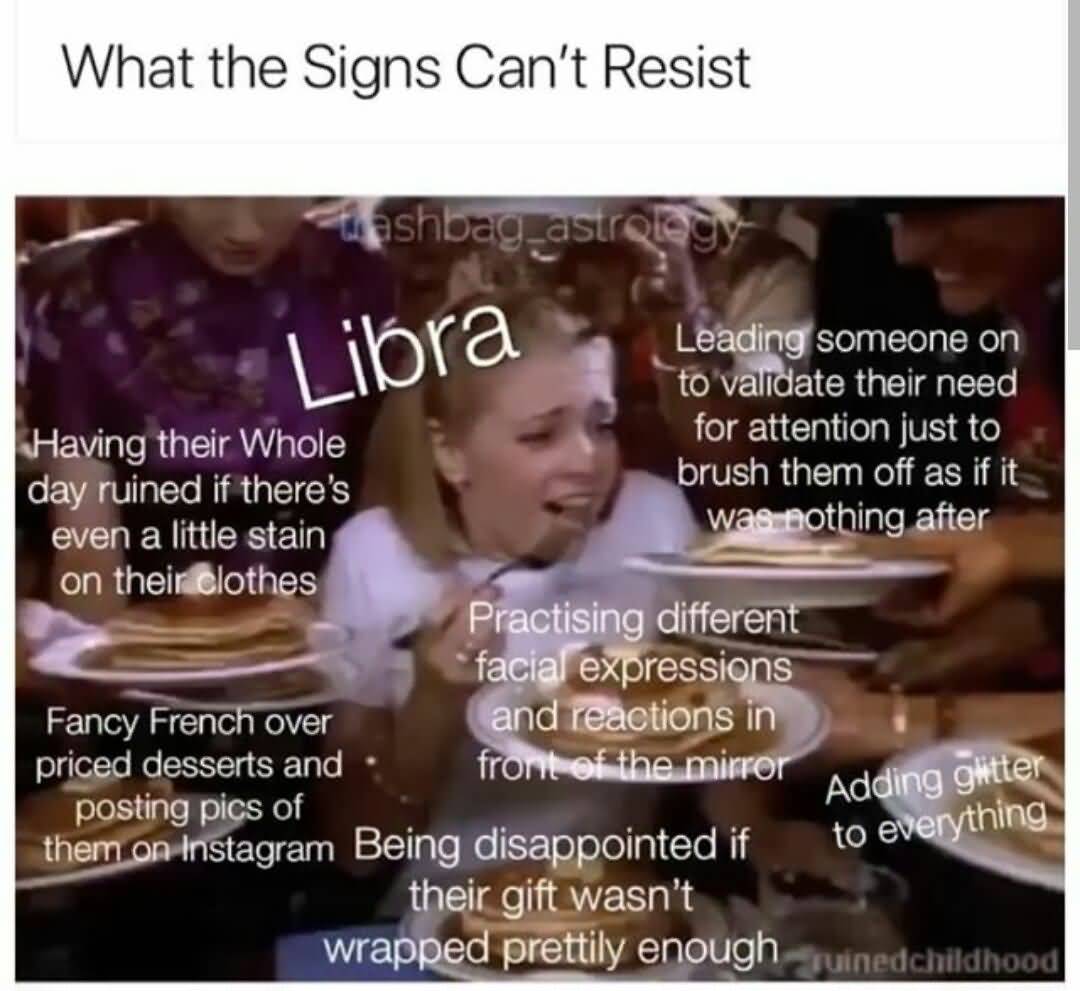 What The Signs Can't Libra Memes