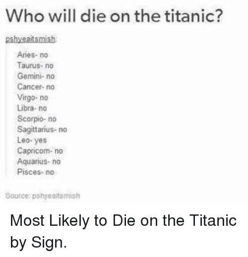 Who Will Die On Taurus Memes