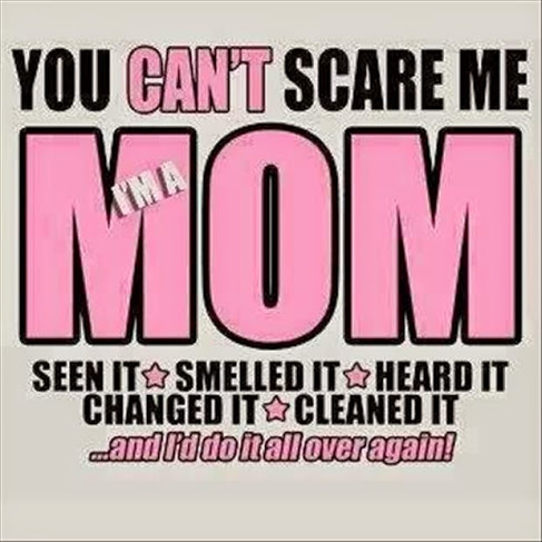 You Can't Scare Me Funny Mom Quotes