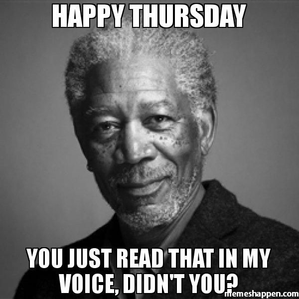 You Just Read That Thursday Meme