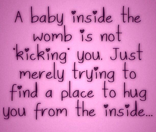 A Baby Inside The Feeling Baby Kick Quotes