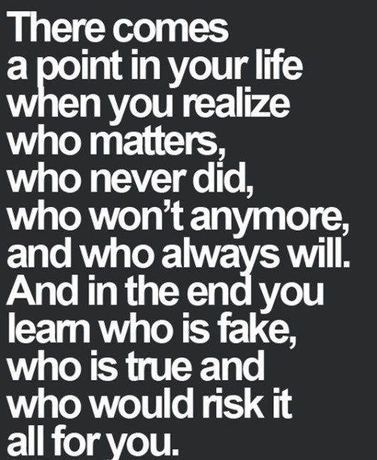 There Comes A Point Fake Friends Quotes