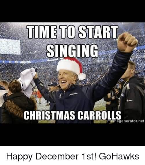Time To Start Singing December Memes