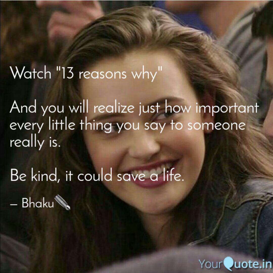 Bestest 13 Reasons Why Quotes