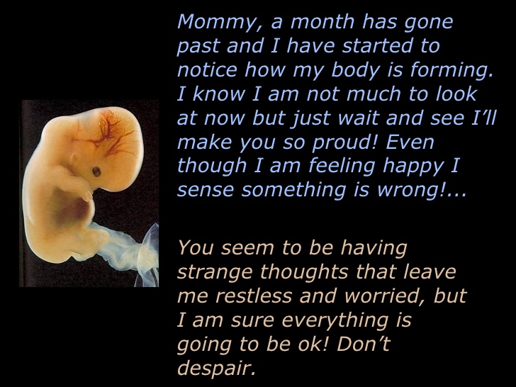 Mommy A Month Has Gone unborn baby quotes for daddy