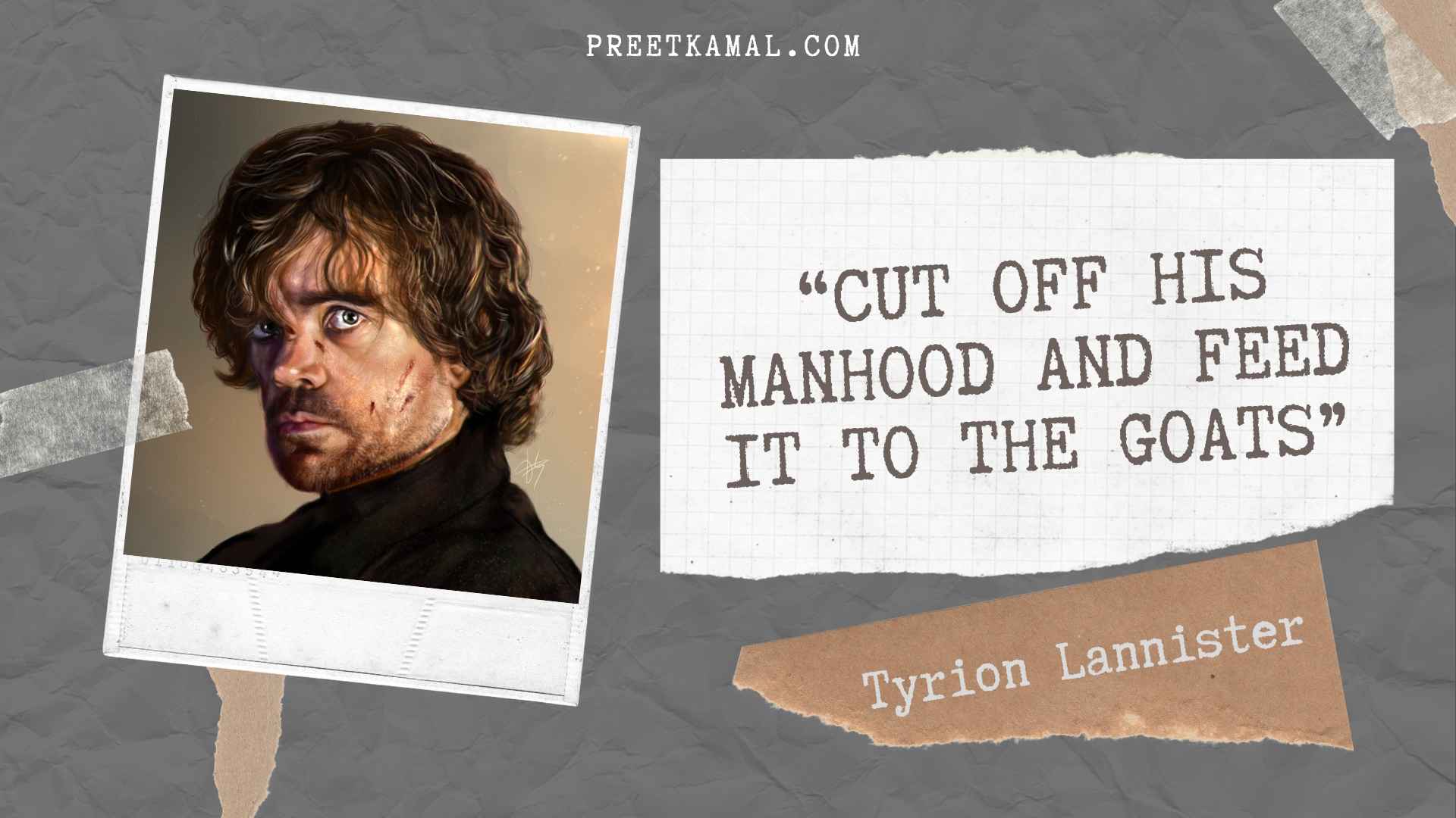 Tyrion Lannister Quotes From Game Of Thrones