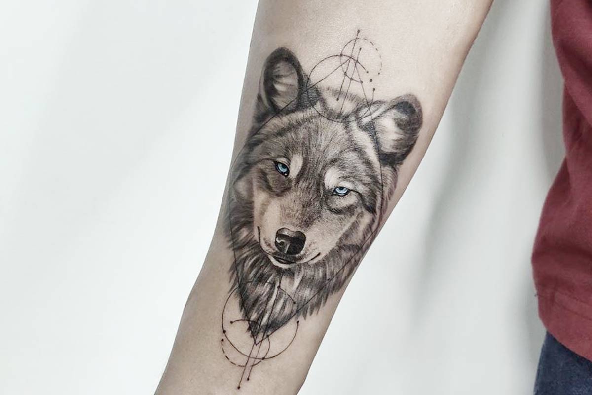 Small Red Wolf Tattoo - wide 2