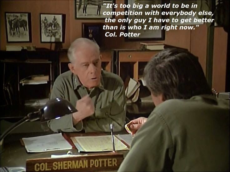 It's Too Big A World Colonel Potter Quotes