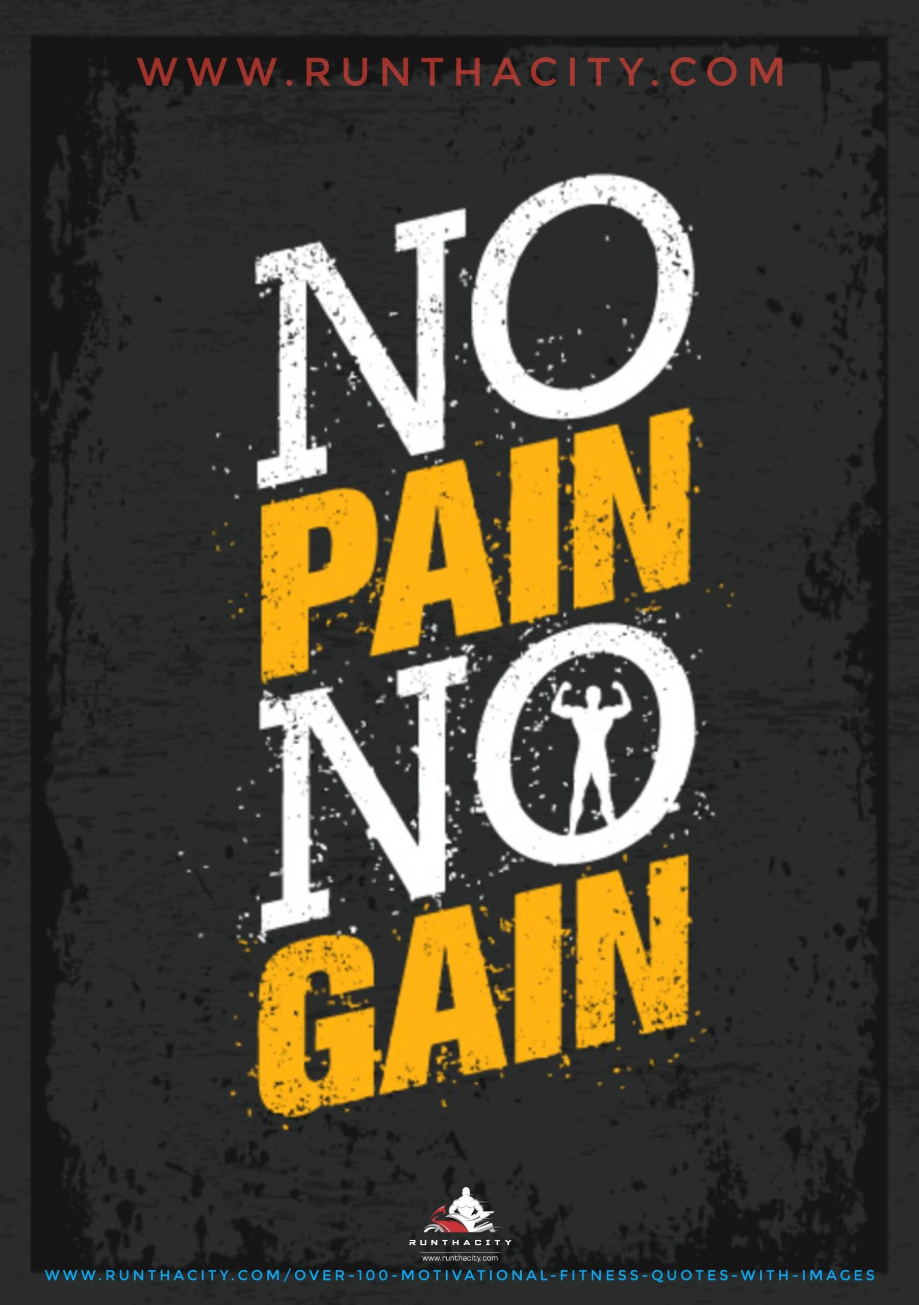 No Pain No Gain Fitness Quotes