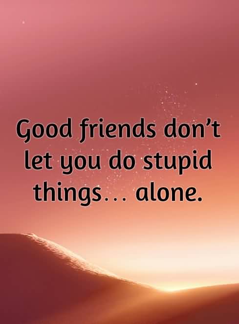 Good Friends Don't Let Friendship Quotes