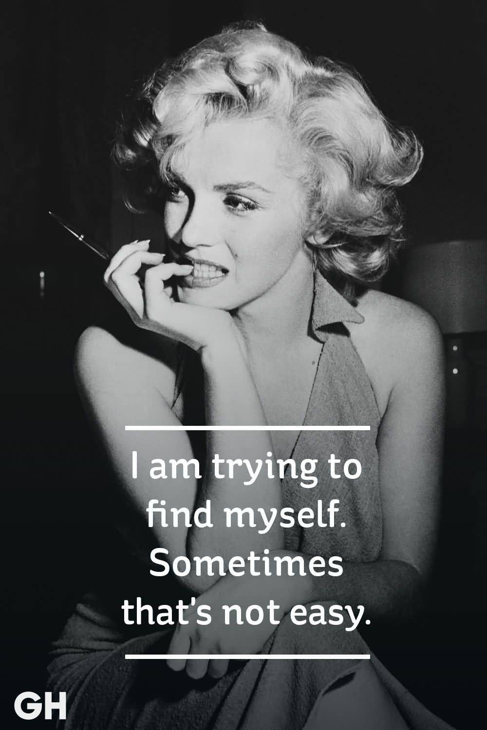 I Am Trying To Marilyn Monroe Quotes