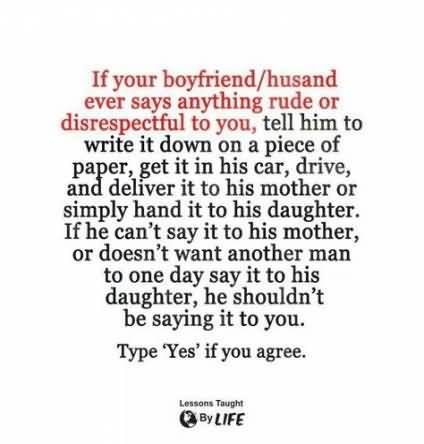If You Boyfriend Husband Ever Says