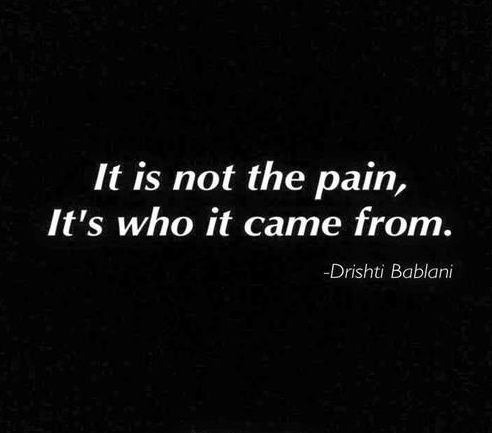 It Is Not The Love Pain Quotes