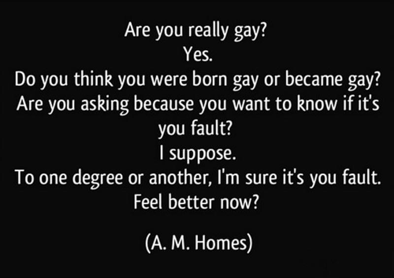 Are You Really Gay Gay Love Quotes
