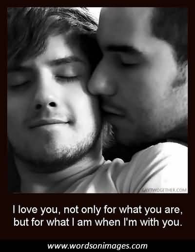 I Love You Not Gay Love Quotes