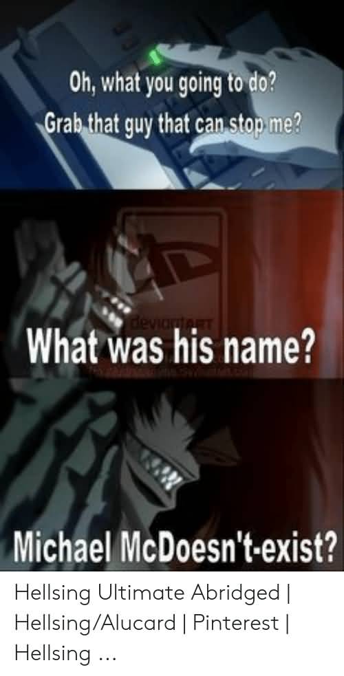 What Was His Name Hellsing Abridged Quotes
