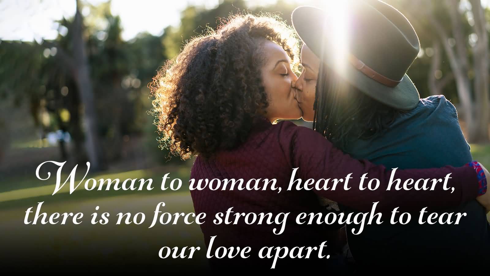 Woman To Woman Heart Gay Love Quotes