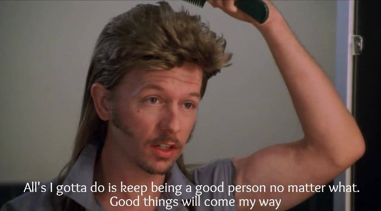 All's I Gotta Do Is Joe Dirt Mullet Quotes