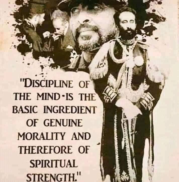 Discipline Of The Mind Haile Selassie Quotes