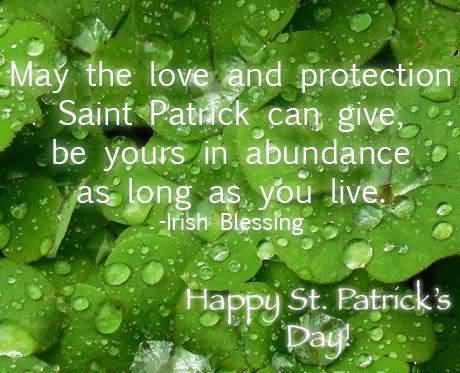 May The Love And Irish Birthday Wishes