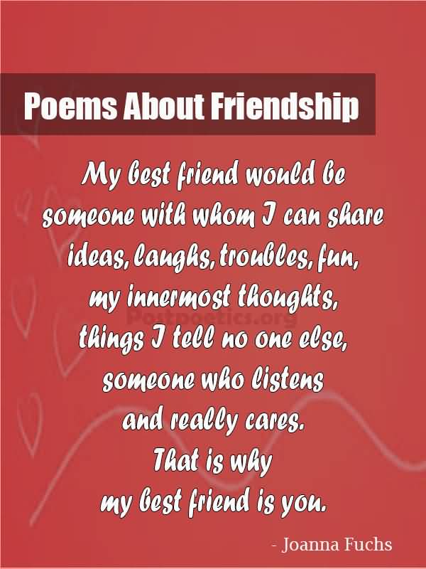 My Best Friend Would Best Friend Poems That Make You Cry