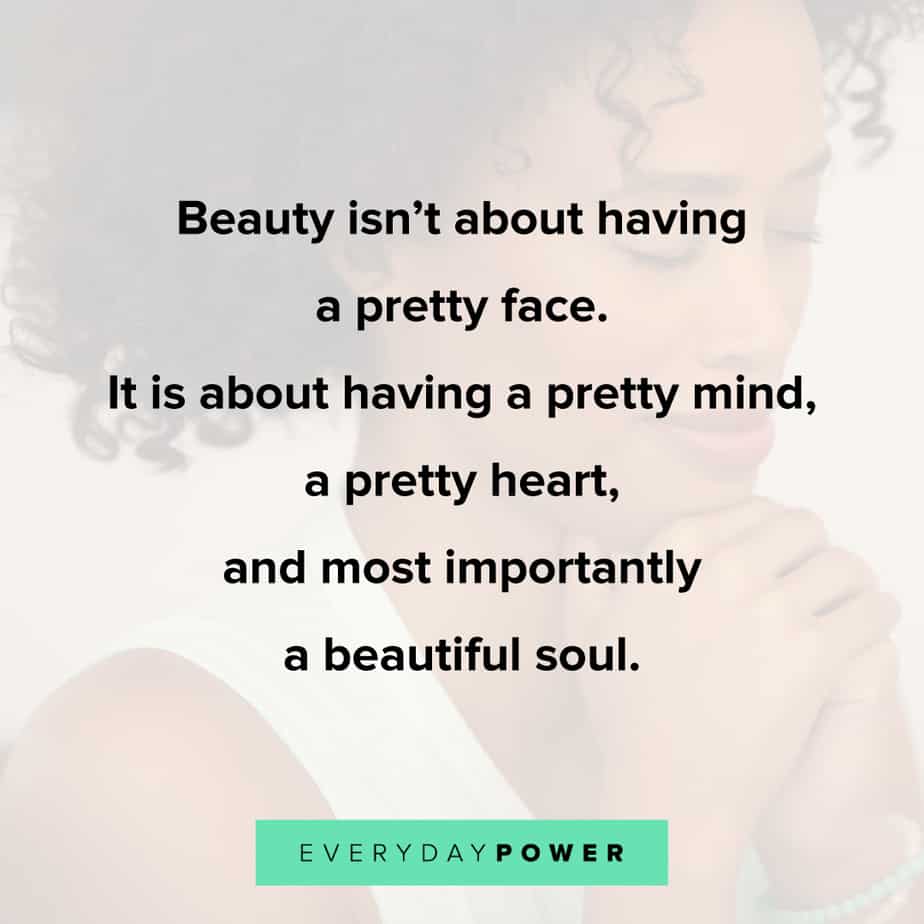 Beauty Isn't About Having Natural Beauty Quotes