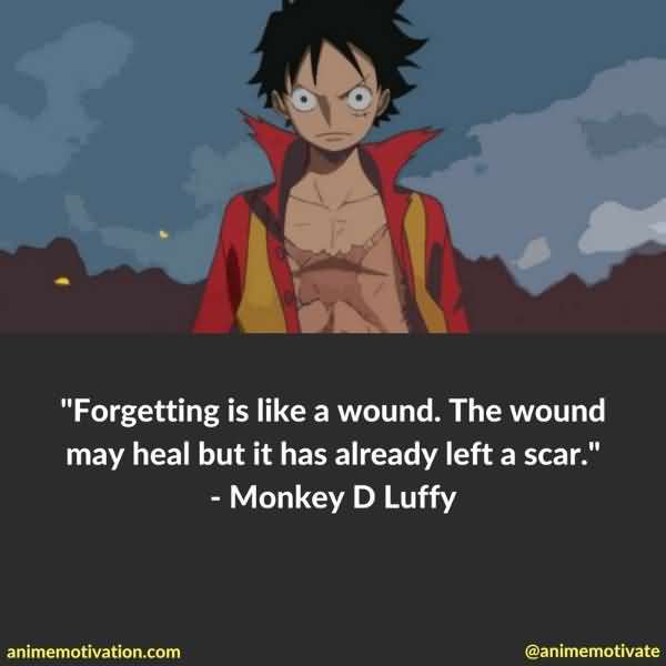 Forgetting Is Like A One Piece Quotes
