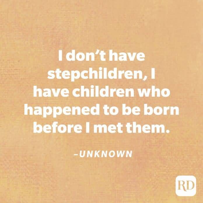 I Don't Have Stepchildren Stepdad Quotes