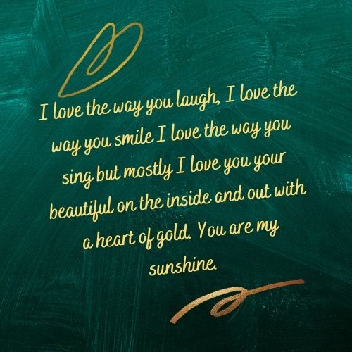 I Love The Way You Quotes About Sunshine